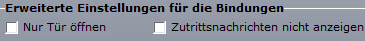 5. Erweiterte Einstellungen für die Bindungen