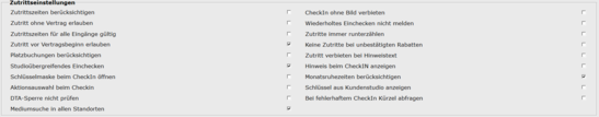 10. Zutrittseinstellungen
