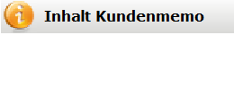 5. Inhalt Kundenmemo