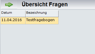 2. Übersicht Fragen