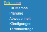 1. Menueleiste