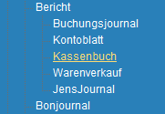 1. Menueleiste