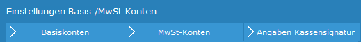 2. Einstellungen für Basis-/MwSt-Konten