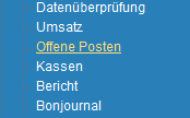 1. Menueleiste