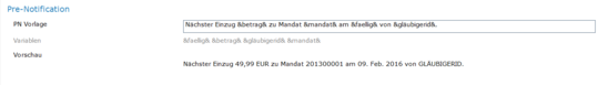 5. Pre-Notification