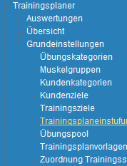 1. Menueleiste