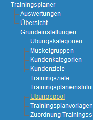 1. Menueleiste