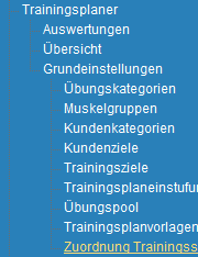 1. Menueleiste
