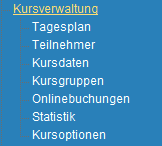 1. Menueleiste