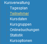 1. Menueleiste