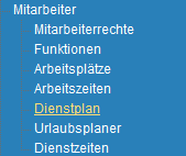 1. Menueleiste