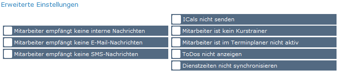 3. Erweiterte Einstellungen