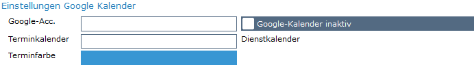 4. Einstellungen Google Kalender