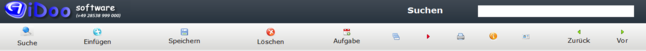 1. Schnellsuche und Funktionsleiste