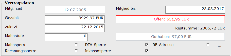 4. Vertragsstammdaten