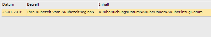 2. E-Mail Übersicht