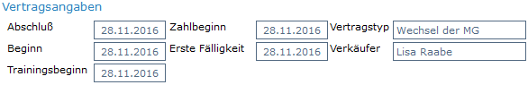 4. Angaben zum Vertrag