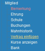 1. Menueleiste