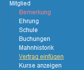 1. Menueleiste