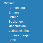 1. Menueleiste