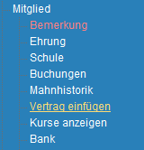 1. Menueleiste