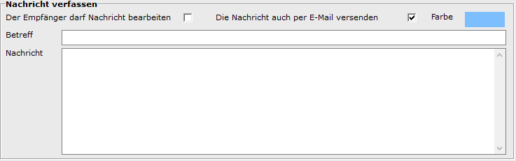 2. Nachricht verfassen