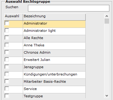 4. Auswahl Rechtsgruppe