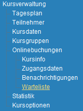 1. Menueleiste