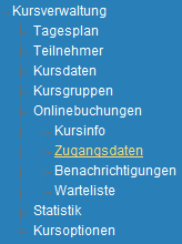 1. Menueleiste
