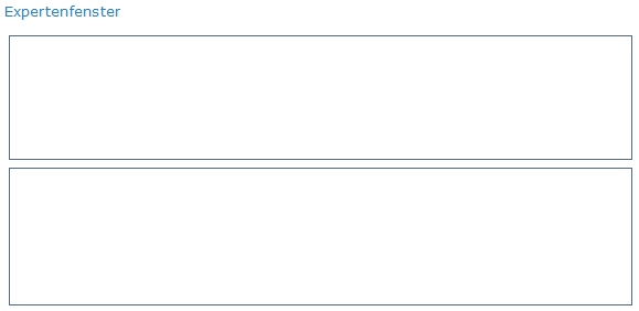 3. Expertenfenster