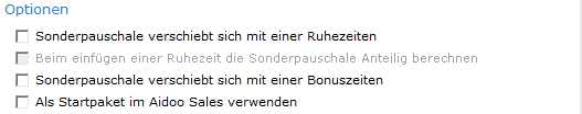 4. Optionen