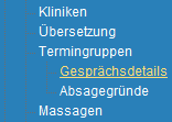 1. Menueleiste