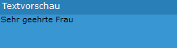 3. Textvorschau