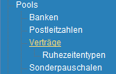 1. Menueleiste