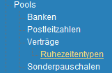 1. Menueleiste