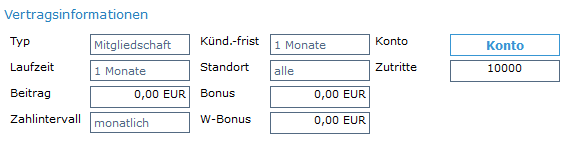 8. Vertragsinformationen