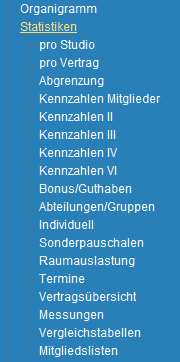 1. Menueleiste