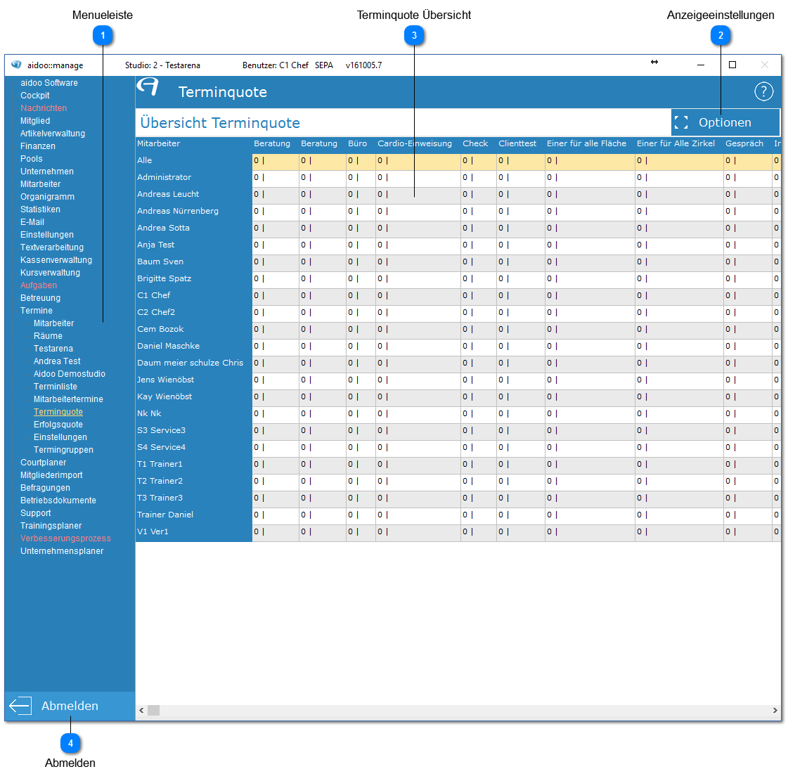 Aidoo Manage - Termine Terminquote