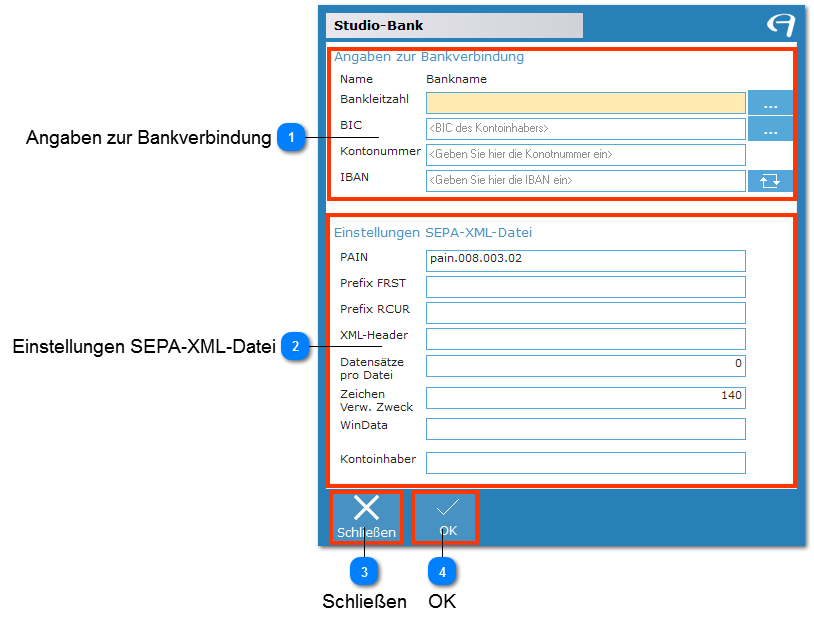 Aidoo Manage - Unternehmen Banken Studio-Bank