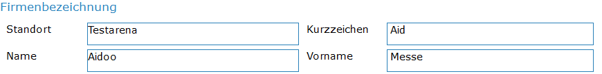 6. Unternehmensangaben