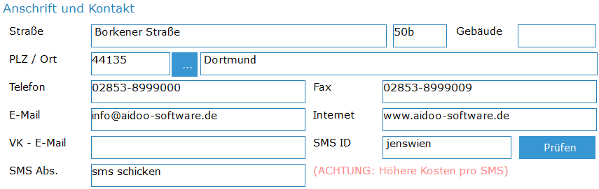 7. Kontaktdaten
