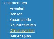 1. Menueleiste
