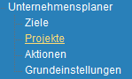 1. Menueleiste