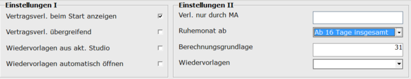 9. Einstellungen 1 und 2