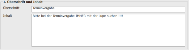 9. 1. Überschrift und Inhalt