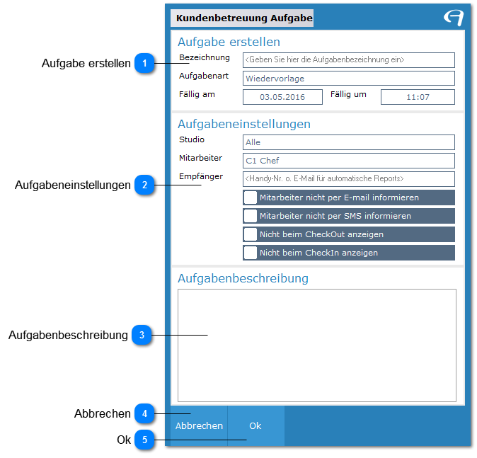 Aidoo Manage- Kundenbetreuung Aufgabe