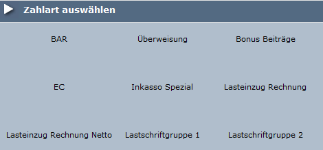 5. Zahlart auswählen