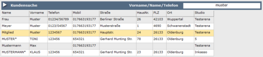 4. Kundensuche